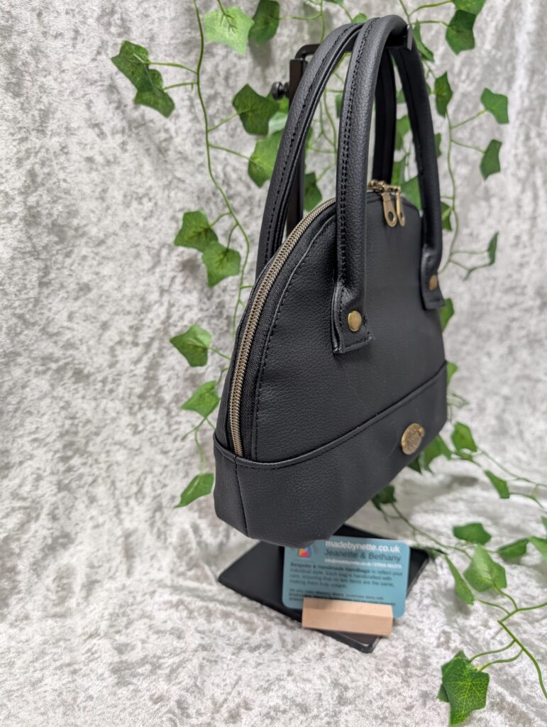 The Freyja Bag - Black Faux Leather