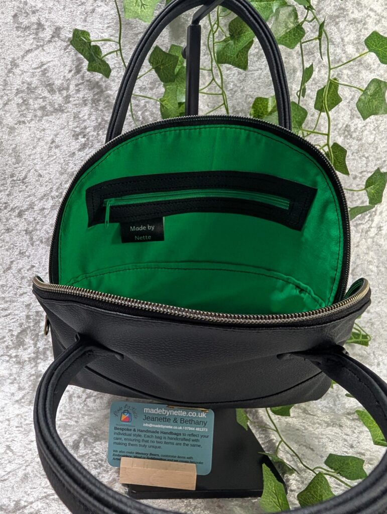 The Freyja Bag - Black Faux Leather