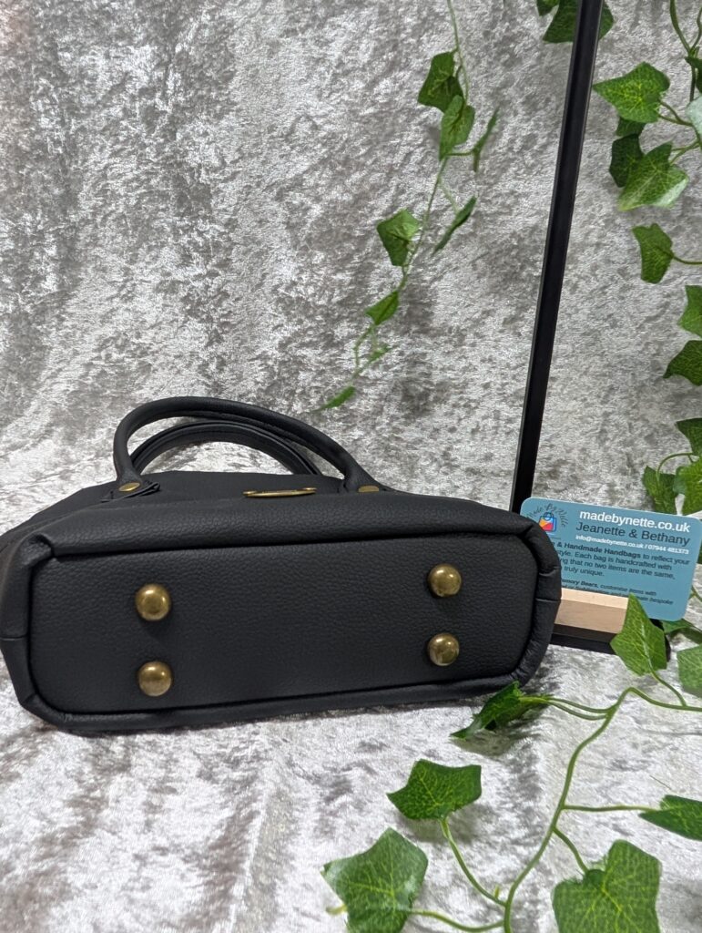 The Freyja Bag - Black Faux Leather