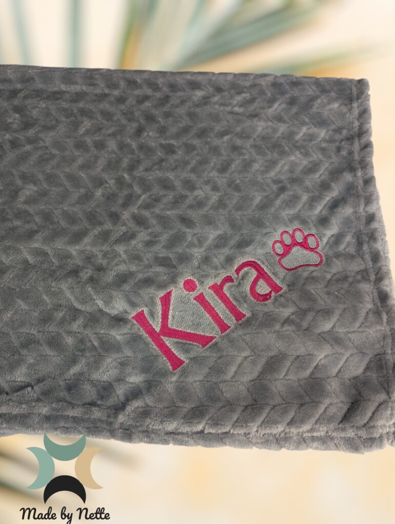 Embroidered Pet Blanket