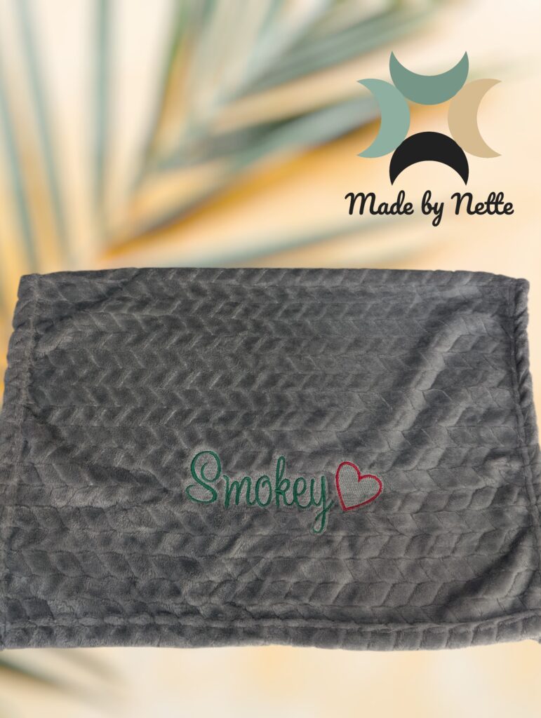 Embroidered Pet Blanket