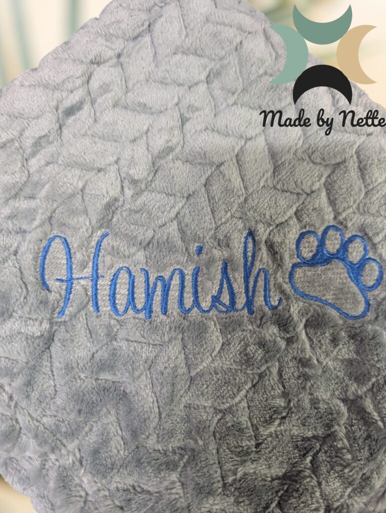 Embroidered Pet Blanket