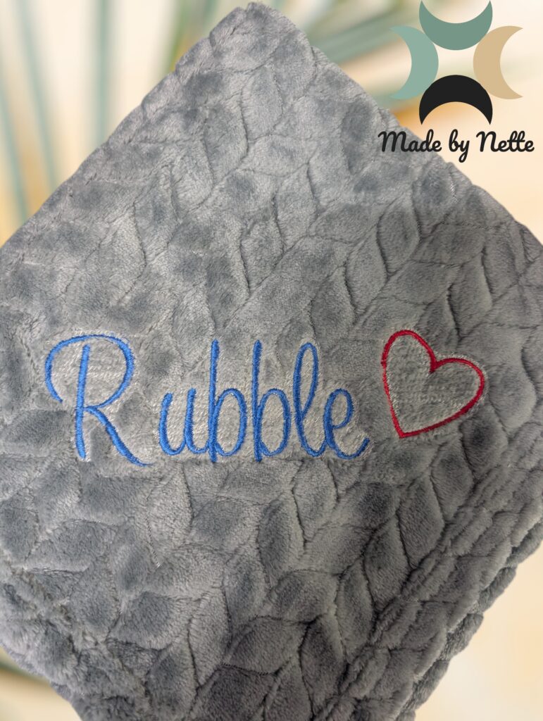 Embroidered Pet Blanket