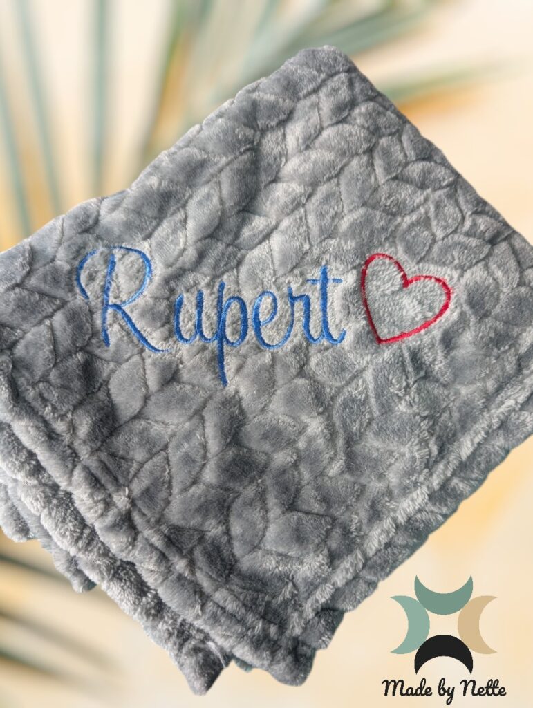 Embroidered Pet Blanket