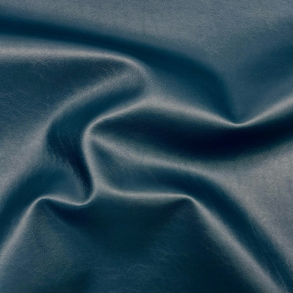 Navy Faux Leather