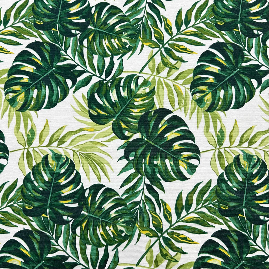 Palm Leaves Water Resistant Fabric