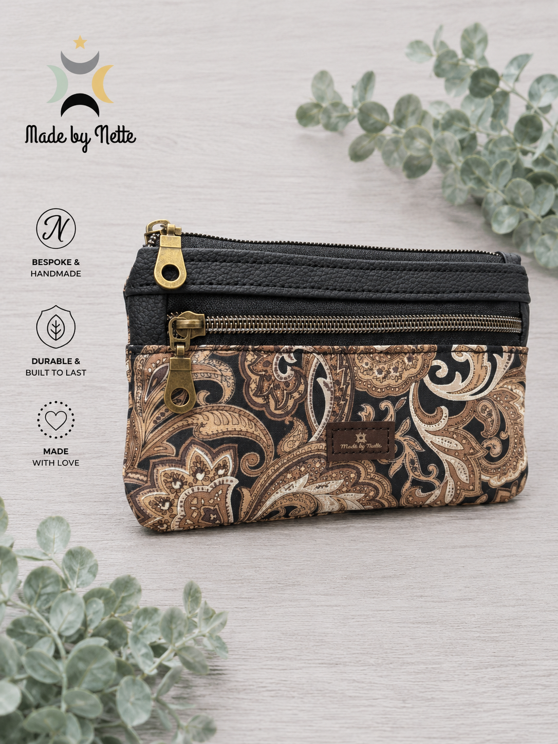 Made to Order – The Virgo Wallet Bespoke Bags Handmade The Virgo Wallet