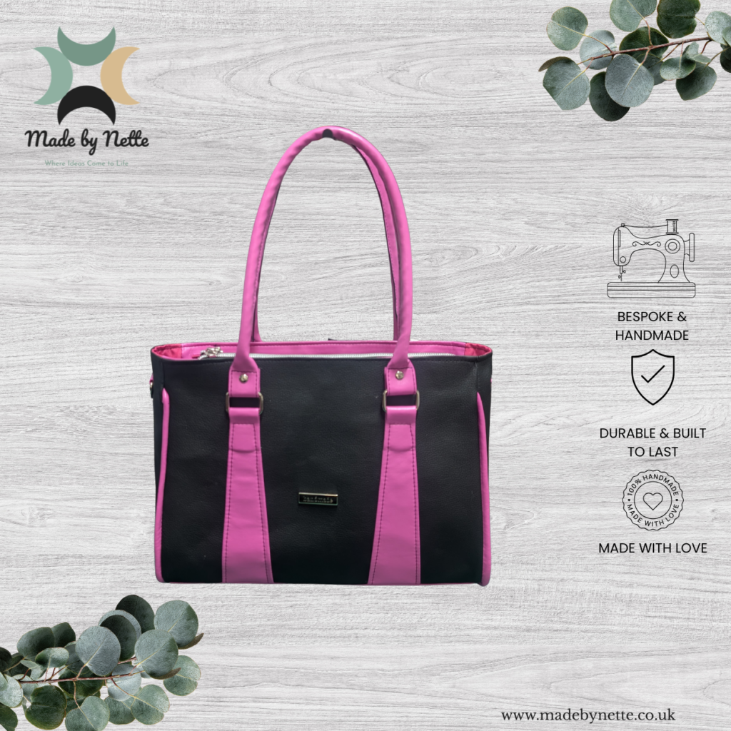 Sapphire Handbag Made to Order – front view