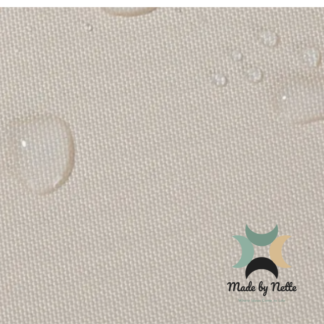 Cream waterproof canvas offering a light, neutral option for handmade bags.